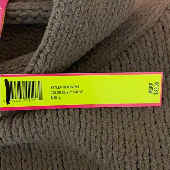 Catherine Malandrino Mauve Turtleneck Sweater - Picture 9 of 9